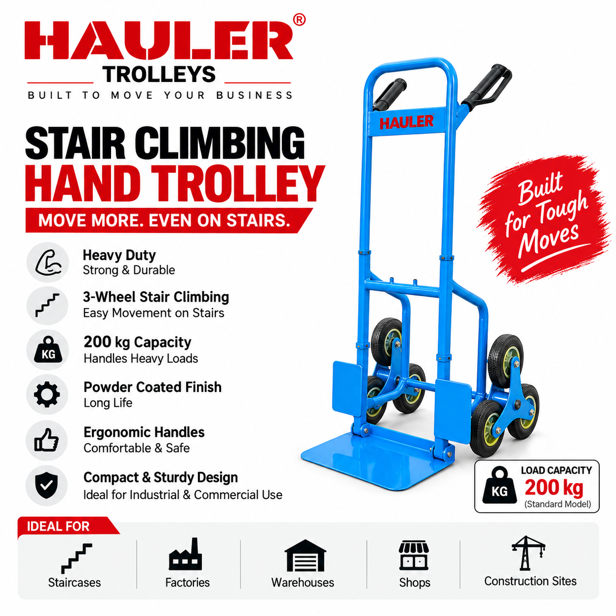 Industrial Hand Trolley — TN Enterprises Chennai